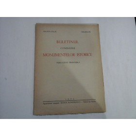 BULETINUL COMISIUNII MONUMENTELOR ISTORICE - PUBLICATIUNE TRIDIMENSIONALA - ANUL XXVII BULETINUL COMISIUNII MONUMENTELOR ISTORICE - PUBLICATIUNE TRIDIMENSIONALA - ANUL XXVII